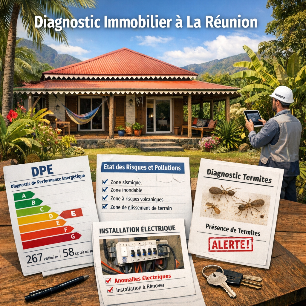 Diagnostic immobilier à La Réunion - Maison tropicale